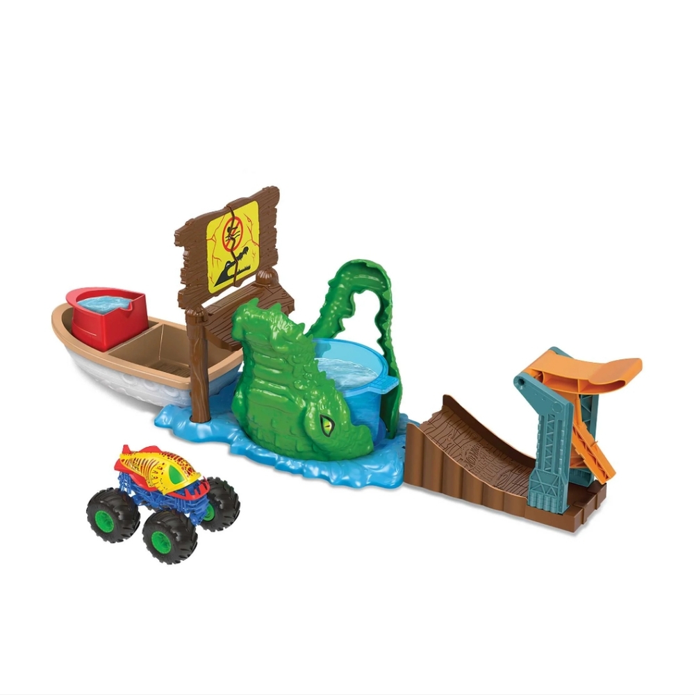 Hot wheels monster truck crocodile